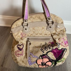 Coach Poppy Crossbody Tote Bag